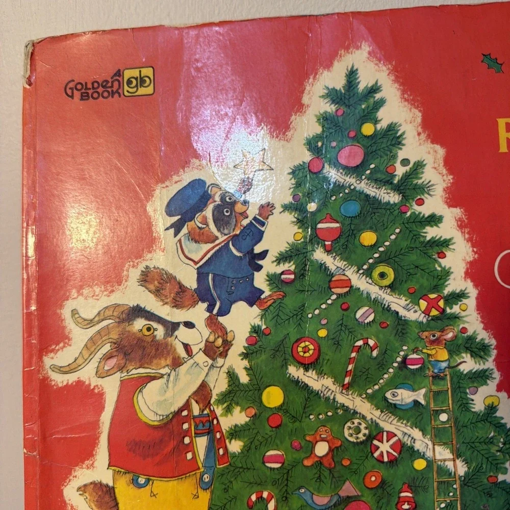 The‎ Animals' Merry Christmas by Richard Scarry (1972, Paperback) Golden Book